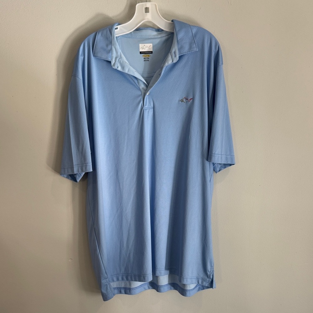 Greg Norman Collection Sky Blue Polo Shirt XXL